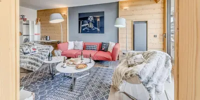 Coin salon dans l'établissement Résidence Phoenix - 5 pièces 8 personnes PREMIUM 4 MAE-2021