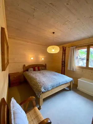 Un ou plusieurs lits dans un hébergement de l'établissement Appartement cosy, spacieux & moderne - 95m2