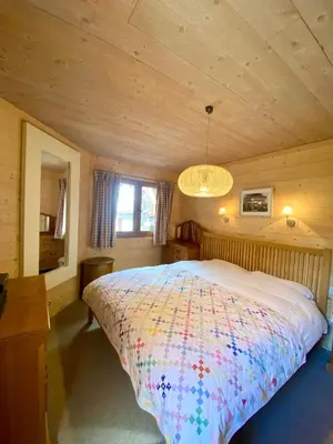Un ou plusieurs lits dans un hébergement de l'établissement Appartement cosy, spacieux & moderne - 95m2