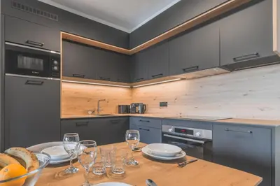 Cuisine ou kitchenette dans l'établissement TERRESENS - Le Quartz