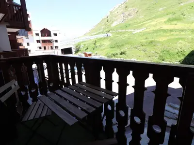 Vue générale sur la montagne ou vue sur la montagne depuis l'appartement