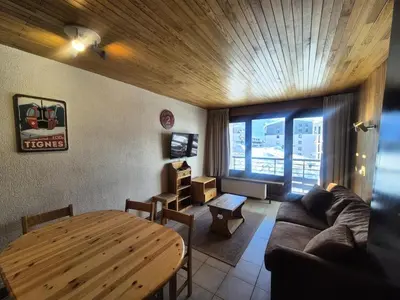 Coin salon dans l'établissement Résidence Tufs - Appartement 2 pièces·Pieds des pistes MAE-0741