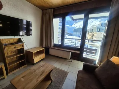 Coin salon dans l'établissement Résidence Tufs - Appartement 2 pièces·Pieds des pistes MAE-0741