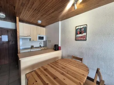 Cuisine ou kitchenette dans l'établissement Résidence Tufs - Appartement 2 pièces·Pieds des pistes MAE-0741