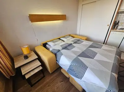 Un ou plusieurs lits dans un hébergement de l'établissement Appartement - Superbe vue