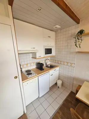Cuisine ou kitchenette dans l'établissement Appartement - Superbe vue