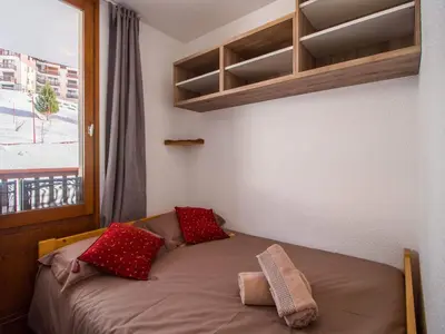 Un ou plusieurs lits dans un hébergement de l'établissement 34 Grande Ourse Vallandry - Les Arcs - Paradiski