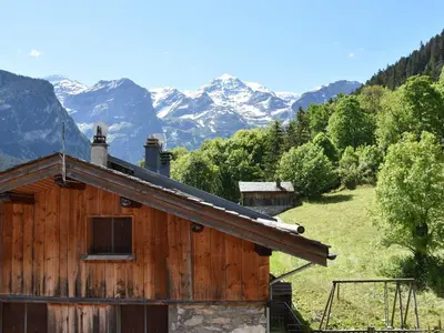 Paysage naturel près de le chalet