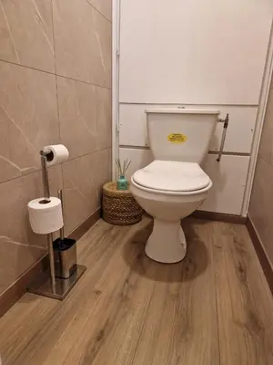 Salle de bains dans l'établissement Place du Montagnard à Termignon