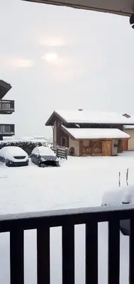 L'établissement Studio Aussois chaleureux en hiver
