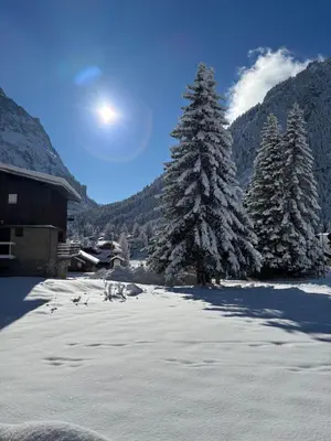 L'établissement Montana 1 en hiver