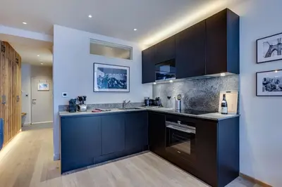 Cuisine ou kitchenette dans l'établissement Portillo 823