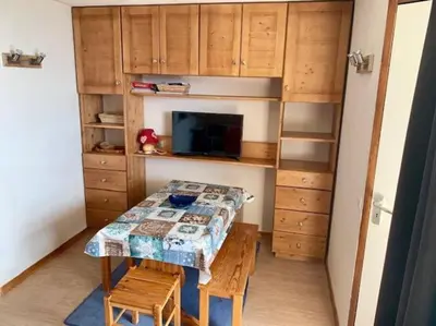 Cuisine ou kitchenette dans l'établissement Paradiski proche pistes et commerces vallandry