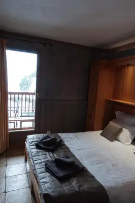 Un ou plusieurs lits dans un hébergement de l'établissement Chalet le Chamois-Arolles- Arcs 2000-Alpes-France