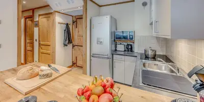 Cuisine ou kitchenette dans l'établissement Résidence Super Tignes - 3 Pièces pour 6 Personnes MAE-7481
