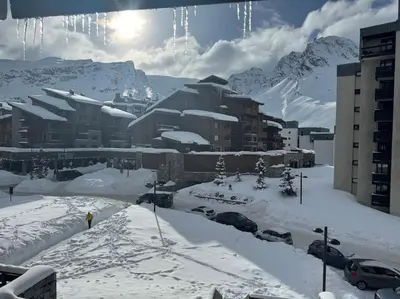 L'établissement Appartement Tignes Val claret en hiver