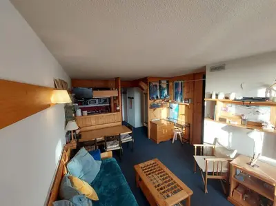 Cuisine ou kitchenette dans l'établissement Appartement Arcs 1800 Les Villards 5 personnes