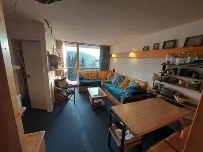 Coin salon dans l'établissement Appartement Arcs 1800 Les Villards 5 personnes