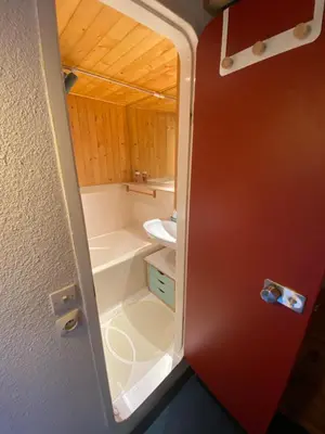 Salle de bains dans l'établissement Appartement Arcs 1800 Les Villards 5 personnes