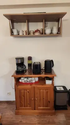 Cuisine ou kitchenette dans l'établissement Les rives de l'Arc - Termignon