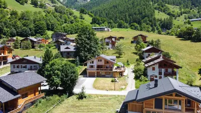 Paysage naturel près de le chalet