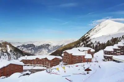Plan de l'établissement T2 pour 5 personnes, skis aux pieds - L'ecrin des alpages Belle Plagne