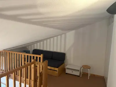 Coin salon dans l'établissement Au pied des pistes