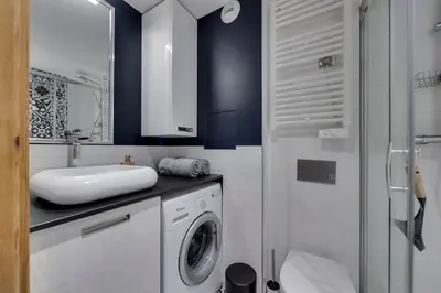 Salle de bains dans l'établissement CHANTELOUVE Tres bel appartement avec une jolie Vue