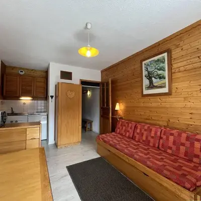 Location Studio 4 pers avec balcon à Plan Peisey - FR-1-757-105