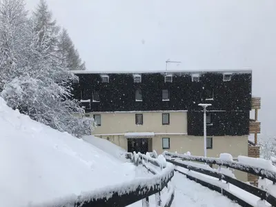 L'établissement Spacieux appart 2 pièces pour 9 personnes avec terrasse à Plan Peisey - FR-1-757-104 en hiver