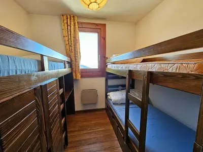 Un ou plusieurs lits dans un hébergement de l'établissement Appartement cosy 2 pièces - 5 pers, animaux admis - FR-1-757-109