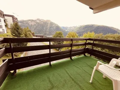 Vue générale sur la montagne ou vue sur la montagne depuis l'appartement