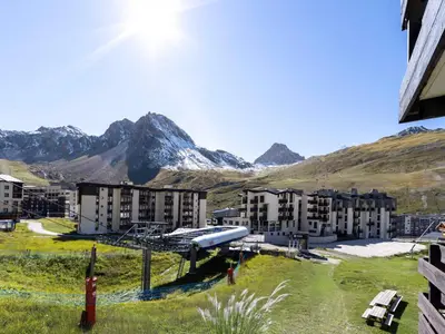 Plan de l'établissement Charmant T3 rénové, ski aux pieds, Val Claret, 5-6 pers, WiFi inclus - FR-1-641-90