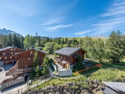 Vue générale sur la montagne ou vue sur la montagne depuis l'appartement