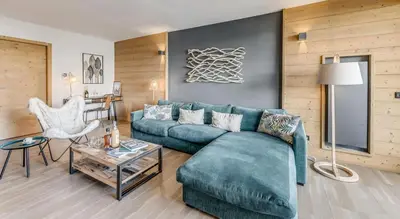 Coin salon dans l'établissement Résidence Phoenix - 5 pièces 8 personnes PREMIUM 4 MAE-0851