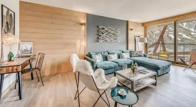 Coin salon dans l'établissement Résidence Phoenix - 5 pièces 8 personnes PREMIUM 4 MAE-0851