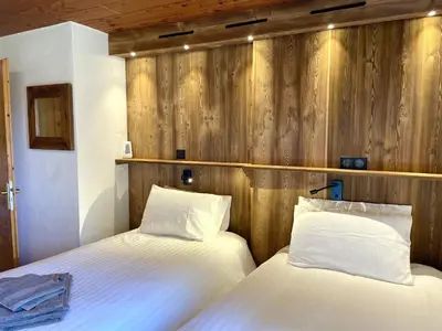 Un ou plusieurs lits dans un hébergement de l'établissement Chalet Blanchot (6-9 pers.) 
