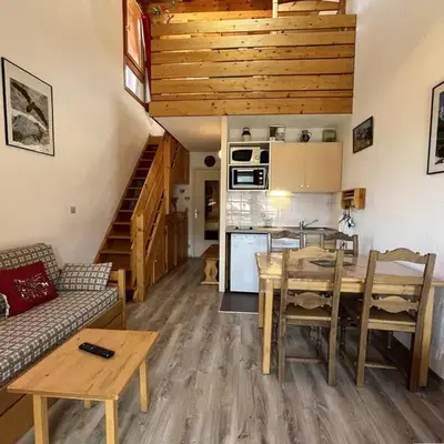 Duplex 6 pers avec balcon à Plan Peisey - 2 ch