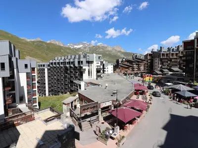 Vue générale sur la montagne ou vue sur la montagne depuis l'appartement