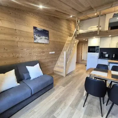 Résidence Curling B Tour - Studio rénové · Pieds des pistes · Balcon MAE-8151