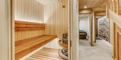 Un ou plusieurs lits dans un hébergement de l'établissement Chalet L'etoile D'argent - Chalets pour 6 Personnes MAE-0361
