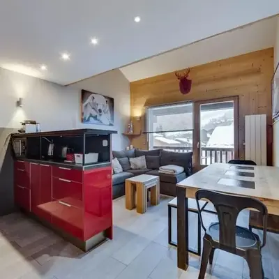 Appartement Val d Isère Centre 4 pièces parking 8 personnes 5min à pied du front de neige