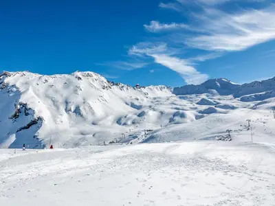Plan de l'établissement Studio 19m², Balcon, Accès pistes - Val d'Isère - FR-1-694-360