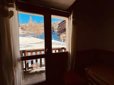 Balcon ou terrasse dans l'établissement Duplex 2 pièces pour 6 pers. à Vallandry - Animaux admis - FR-1-757-113