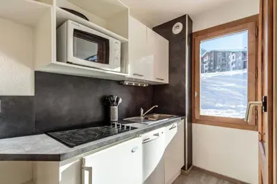 Cuisine ou kitchenette dans l'établissement Résidence Agate - Résidence AGATE N°19 MAE-5221