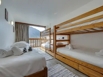 Plan de l'établissement Tignes le Lac 5 pièces spacieux, duplex calme, près du centre, Wi-Fi inclus - FR-1-641-60