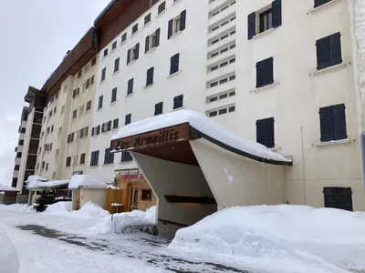 Plan de l'établissement Tignes le Lac 5 pièces spacieux, duplex calme, près du centre, Wi-Fi inclus - FR-1-641-60