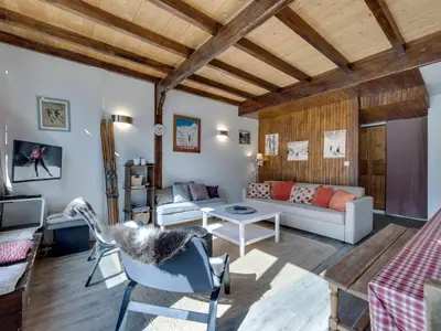 Plan de l'établissement Tignes le Lac 5 pièces spacieux, duplex calme, près du centre, Wi-Fi inclus - FR-1-641-60