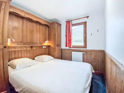 Un ou plusieurs lits dans un hébergement de l'établissement Apartment Les Balcons de Val Cenis le Haut by Interhome