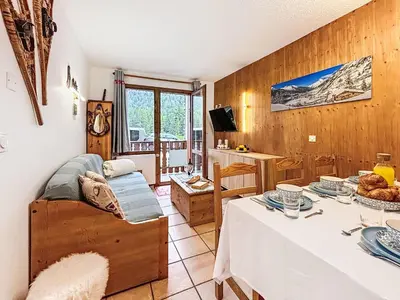 Coin salon dans l'établissement Apartment Les Balcons de Val Cenis le Haut by Interhome